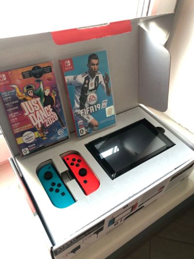 Лот: 15662416. Фото: 1. Nintendo switch на гарантии... Игровые приставки, консоли