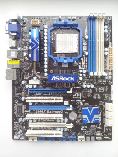 Лот: 4431451. Фото: 1. Материнская плата ASRock 890GX... Материнские платы