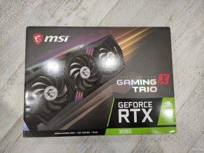 Лот: 17089124. Фото: 1. MSI GeForce RTX 3080 gaming X... Видеокарты