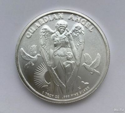 Лот: 10243797. Фото: 1. Ниуэ 1 доллар 2017 Ангел Хранитель... Австралия и Океания