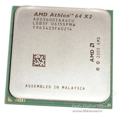 Лот: 1161667. Фото: 1. Процессор AMD Athlon 64 x2 3600... Процессоры