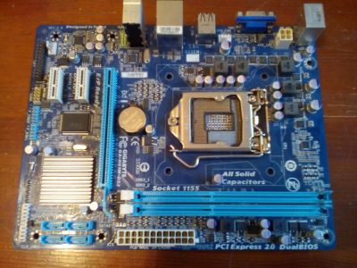 Лот: 7227676. Фото: 1. Материнская плата Socket 1155... Материнские платы