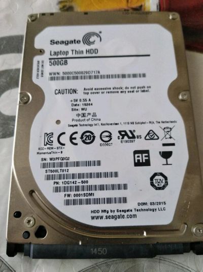 Лот: 11523807. Фото: 1. Жесткий диск seagate 2.5" sata3... Жёсткие диски