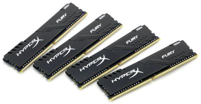 Лот: 20336330. Фото: 1. DDR4 Kingston Hyperx Fury KHX2400C15... Оперативная память