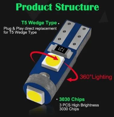 Лот: 21010212. Фото: 1. лампа светодиодная белый T5 3030-3SMD... Электронные лампы