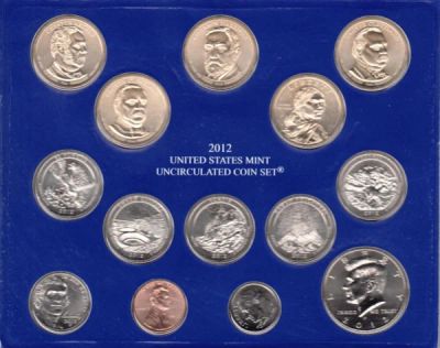 Лот: 7583704. Фото: 1. 2012 United States Mint Uncirculated... Америка