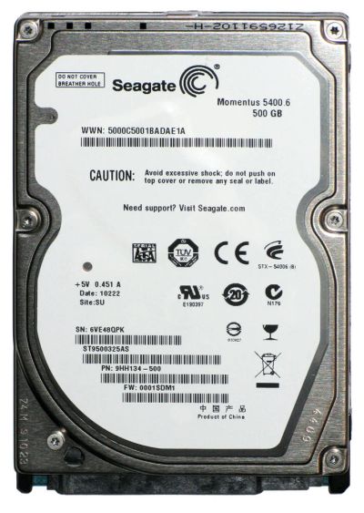 Лот: 4318335. Фото: 1. Жесткий диск для ноутбука 500Gb... Жёсткие диски (HDD)