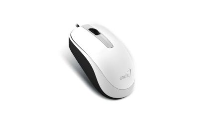 Лот: 12045454. Фото: 1. Мышь Genius DX-120, USB, белая... Клавиатуры и мыши