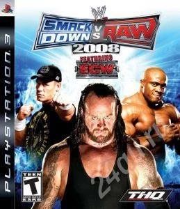 Лот: 337642. Фото: 1. WWE Smackdown vs. Raw 2008 [PS3... Игры для консолей