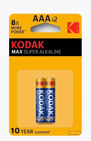 Лот: 21093734. Фото: 1. Батарейка Kodak Max Super Alkaline... Батарейки, аккумуляторы, элементы питания