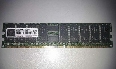 Лот: 6908609. Фото: 1. Память Transcend 1G DDR400 REG... Оперативная память
