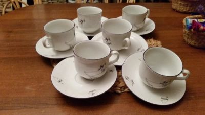 Лот: 10056255. Фото: 1. чайные пары серия '' ГУСИ ''. Сервизы, наборы посуды