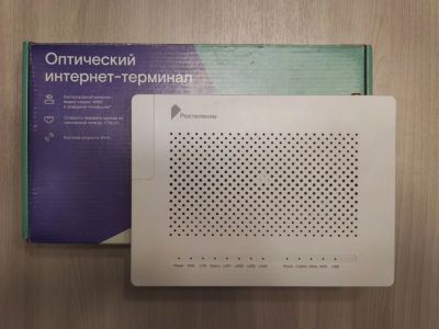Лот: 19231606. Фото: 1. Оптический Wi-Fi роутер Ростелеком... Маршрутизаторы (роутеры)