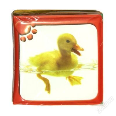 Лот: 2902539. Фото: 1. книжка-пищалка для ванной "зверята... Игрушки для купания