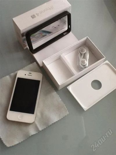 Лот: 2235835. Фото: 1. iphone 4s white 16gb(гарантия... Смартфоны