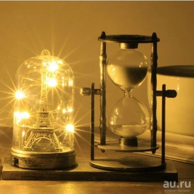 Лот: 13547904. Фото: 1. Ретро ночник - эйфелева башня... Часы настенные, настольные