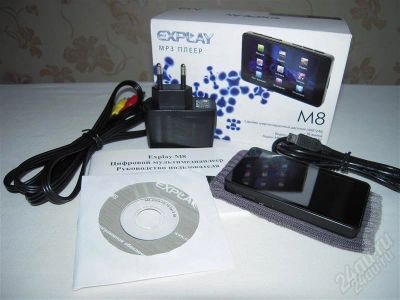 Лот: 764013. Фото: 1. MP3Плеер Explay M8 4GB. Плееры