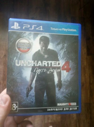 Лот: 9761511. Фото: 1. Uncharted 4 PS4 RUS (обмен). Игры для консолей