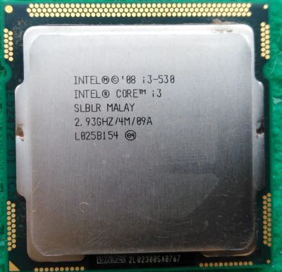 Лот: 16363985. Фото: 1. Процессор Intel i3 530 с кулером. Процессоры