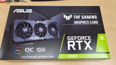 Лот: 18386216. Фото: 1. Видеокарта Asus GeForce RTX 3080... Видеокарты