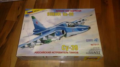 Лот: 4126247. Фото: 1. Сборная модель Су-39, масштаб... Авиамоделизм