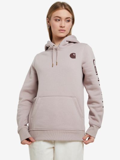 Лот: 22406612. Фото: 1. Худи женское Carhartt, Серый. Другое (спортивная одежда)
