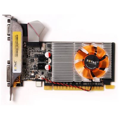 Лот: 5737673. Фото: 1. 1Gb Zotac GT 610 GDDR3 идеальное... Видеокарты