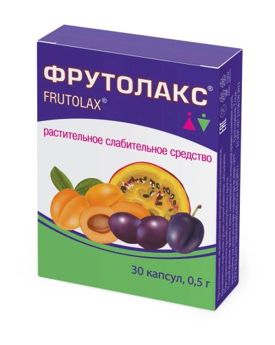 Лот: 23714980. Фото: 1. ФрутоЛакс капс. 0,5г №30. Лекарства