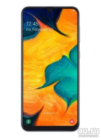 Лот: 13493814. Фото: 1. Samsung Galaxy A30 64Gb, белый... Смартфоны