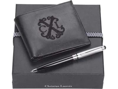 Лот: 10607467. Фото: 1. Набор Christian Lacroix: портмоне... Ручки, карандаши, маркеры