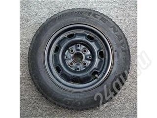 Лот: 567583. Фото: 1. Зимняя резина GOODYEAR 155/80... Шины на дисках