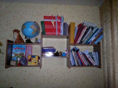 Лот: 3444200. Фото: 1. Книжная полка. Полки, стеллажи, этажерки