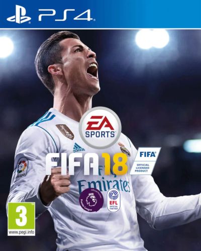 Лот: 11732493. Фото: 1. FIFA 18 PS4 Б/У. Игры для консолей