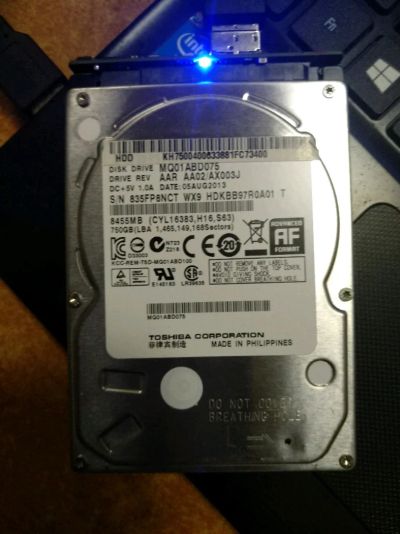 Лот: 11885623. Фото: 1. Продам жёсткий диск toshiba с... Жёсткие диски (HDD)