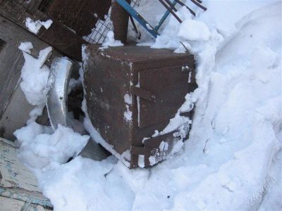 Лот: 724419. Фото: 1. буржуйка из толстого железа. Печи для бани, сауны