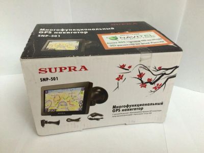 Лот: 7535082. Фото: 1. НОВЫЙ! Навигатор SUPRA SNP - 501... GPS-навигаторы