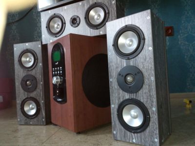Лот: 16201106. Фото: 1. Акустика Genius sw-hf 5.1 6000. Активные акустические системы