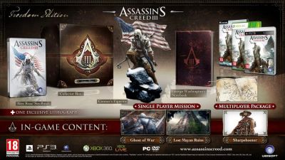 Лот: 10624478. Фото: 1. Assassin's Creed 3 Коллекционное... Игры для консолей