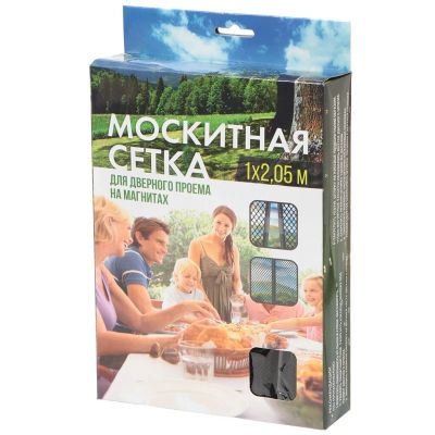 Лот: 24880931. Фото: 1. Сетка москитная для двери, 1х2... Средства от насекомых и грызунов