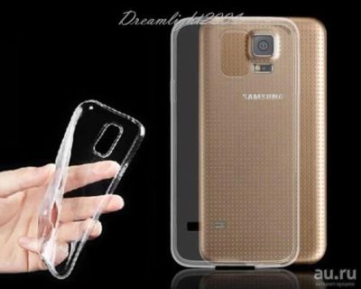 Лот: 8591972. Фото: 1. Чехол Samsung S5 G900 Прозрачный... Чехлы, бамперы