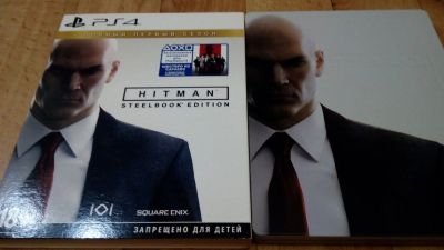 Лот: 9998224. Фото: 1. Hitman Steelbook edition PS4... Игры для консолей