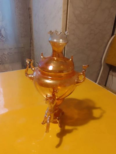 Лот: 21443261. Фото: 1. Самовар стеклянный СССР. Предметы интерьера и быта