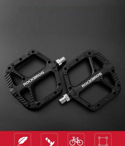 Лот: 17358383. Фото: 1. Педали велосипедные Rockbros Алюминий... Запчасти
