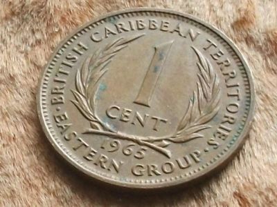 Лот: 13954056. Фото: 1. Монета 1 цент один Восточные Карибы... Америка