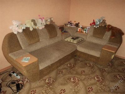 Лот: 2835739. Фото: 1. Диван угловой, раскладной, большой. Кресла, пуфы