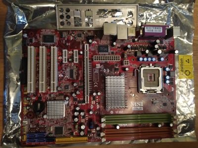 Лот: 4423601. Фото: 1. Материнская плата MSI P965 Neo-F... Материнские платы