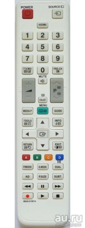Лот: 16188320. Фото: 1. Пульт Samsung BN59-01081A. Пульты ДУ