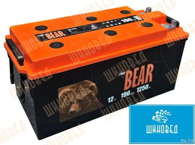 Лот: 7087913. Фото: 1. Аккумулятор Тюмень BatBear 190... Аккумуляторы