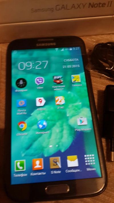 Лот: 5271317. Фото: 1. galaxy note 2 n7100 полный комплект... Смартфоны