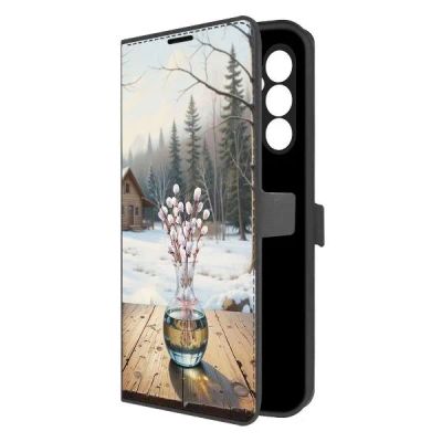 Лот: 25135182. Фото: 1. Чехол Krutoff Eco Book "Верба... Чехлы, бамперы